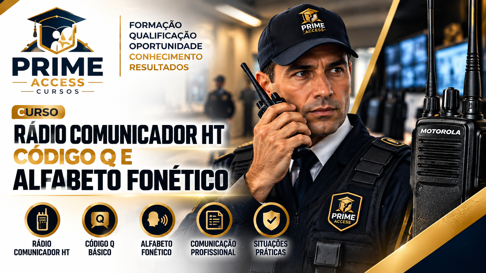 RÁDIO COMUNICADOR HT, CÓDIGO Q E ALFABETO FONÉTICO
